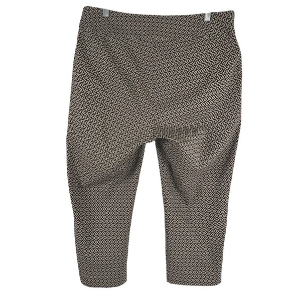 Lulu B Cropped Pull On Pants Womens Size 16 Geometric Print Stretch PT-2447 - Picture 4 of 11